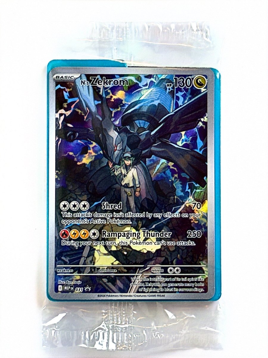 Pokemon - N's Zekrom - 031 - ME: Mega Evolution Promo (MEP) (Sealed) by TCGDON on MYNTED