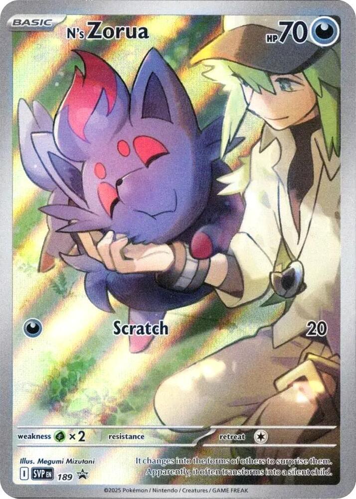 Pokemon - N's Zorua - 189 - SV: Scarlet & Violet Promo Cards (SVP) by TCGDON on MYNTED