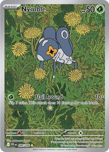 Pokémon Nymble Illustration Rare Holo 50 HP Me02 Phantasmal Flames 096/094 by Coolectibles on MYNTED