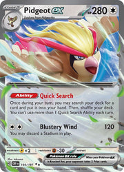 Pokemon Obsidian Flame Pidgeot ex 164 by Apex Cards on MYNTED