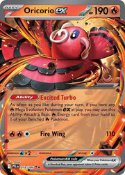 Pokemon - Oricorio ex - 018/094 - ME02: Phantasmal Flames (PFL) by TCGDON on MYNTED