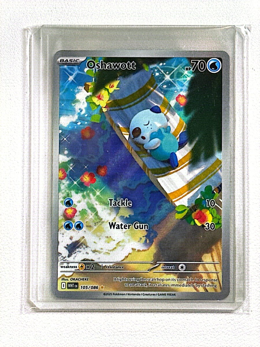 Pokémon Oshawott - 105/086 - SV: White Flare (WHT) by TCGDON on MYNTED