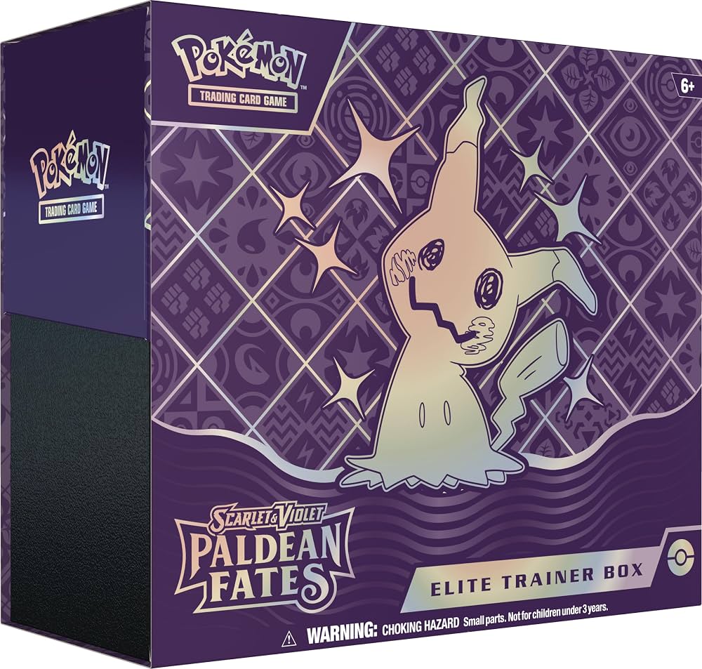 Pokemon Paldean Fates Elite Trainer Box (ETB) with acrylic by Yen's TCG on MYNTED