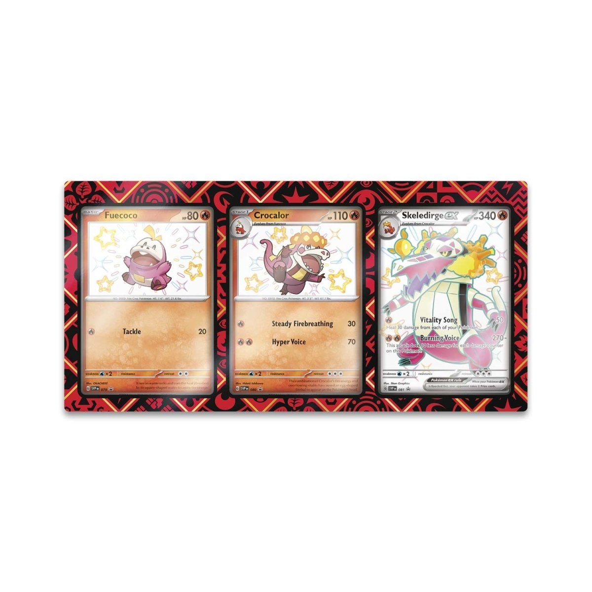 Pokémon - Paldean Fates Premium Collection Promo Display - (Red) by Poké Zen DXB on MYNTED