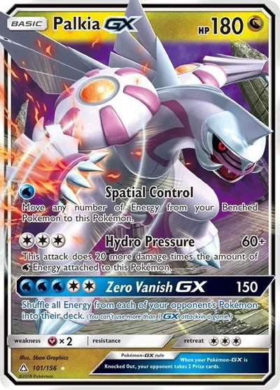Pokemon Palkia GX Ultra Rare 101/156 by Trucial Coast Games on MYNTED