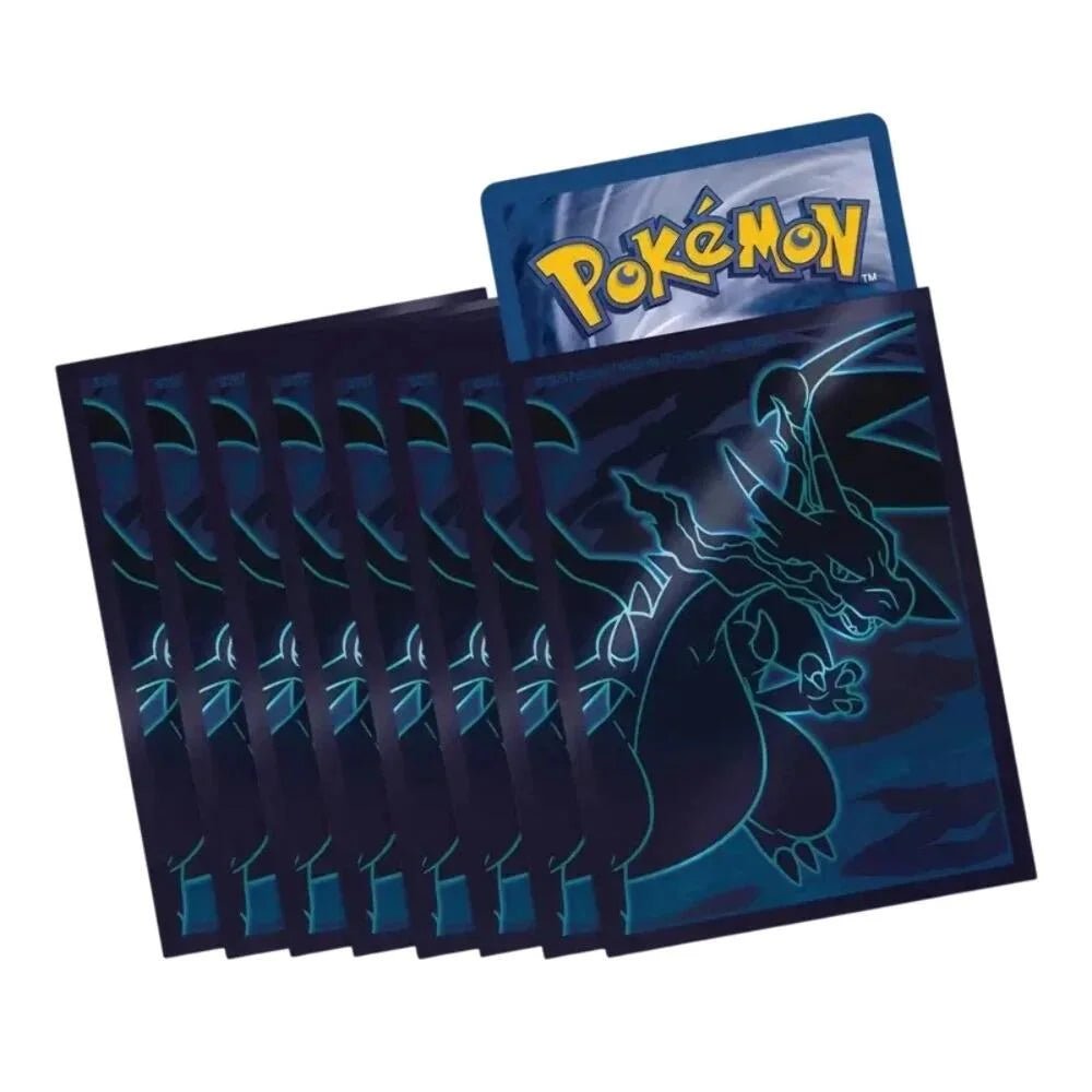 Pokémon Phantasmal Flames ETB Sleeves – Mega Charizard X (65 ct) by Pokémon by Pokedaddy on MYNTED