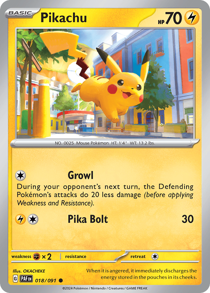 Pokémon Pikachu 018 Common by Schmutzfink TCG on MYNTED