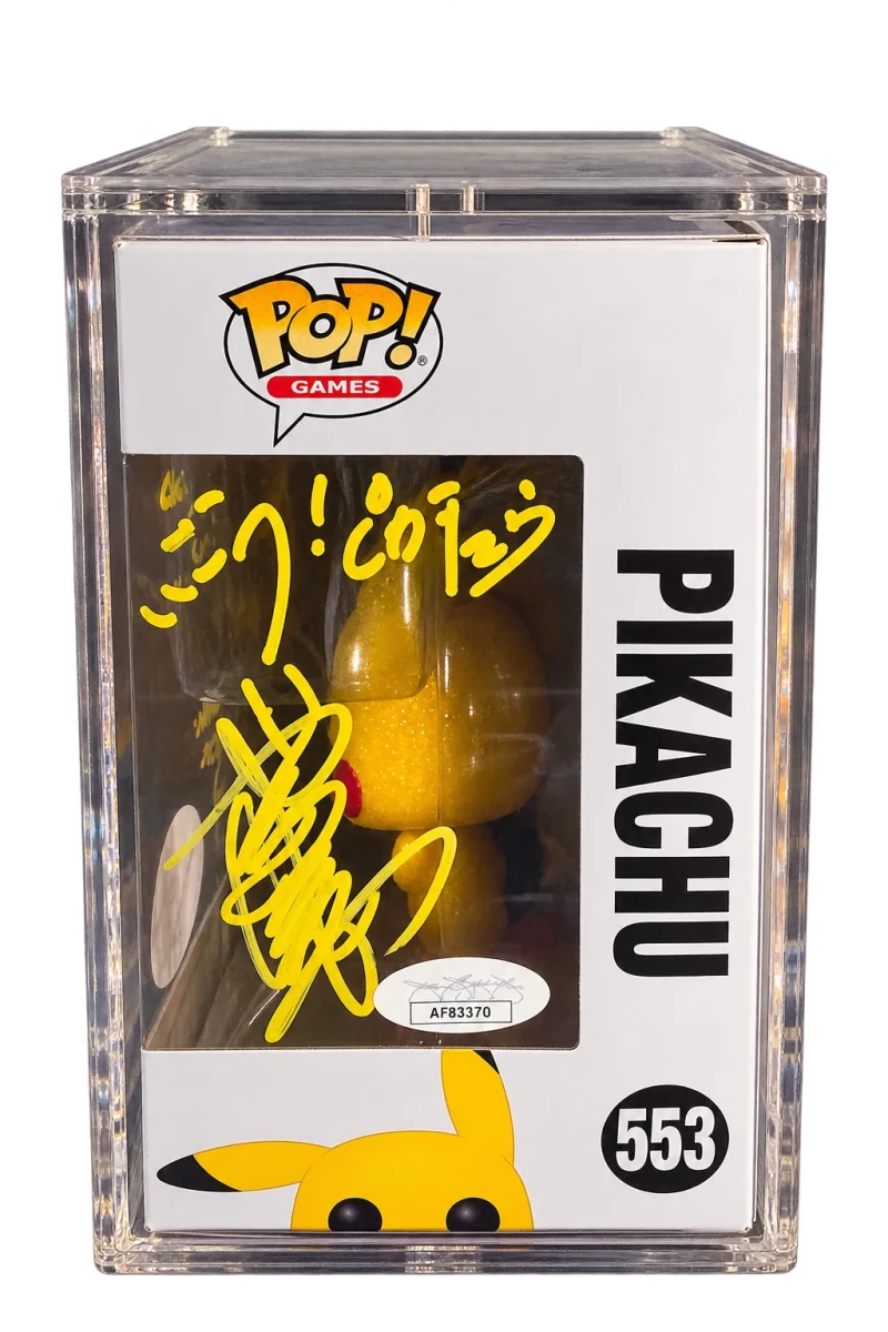 Pokémon Pikachu 553 – Dual Signed by Dubai Pop on MYNTED