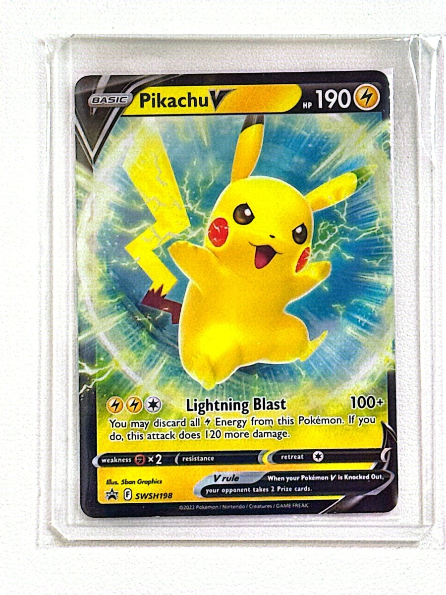 Pokémon Pikachu V - SWSH198 - SWSH: Sword & Shield Promo Cards (SWSD) by TCGDON on MYNTED