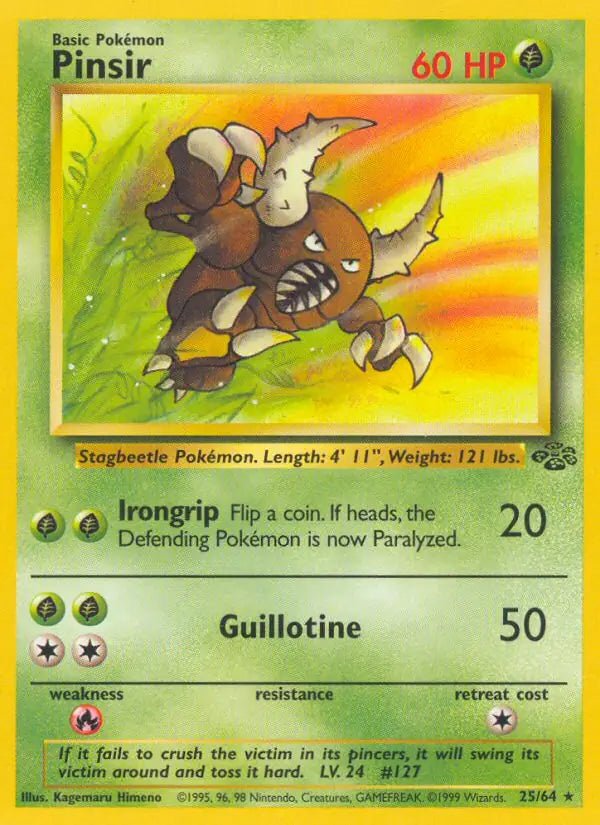 Pokemon Pinsir Rare 25 by Trucial Coast Games on MYNTED