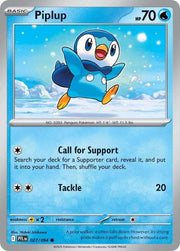 Pokemon - Piplup - 027/094 - ME02: Phantasmal Flames (PFL) by TCGDON on MYNTED