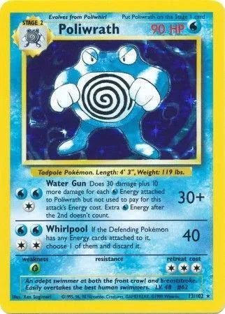 Pokemon Poliwrath Holo Rare 13 by Trucial Coast Games on MYNTED