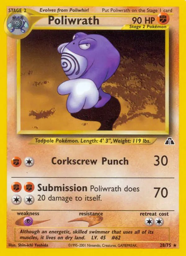 Pokemon Poliwrath Rare 28 by Trucial Coast Games on MYNTED