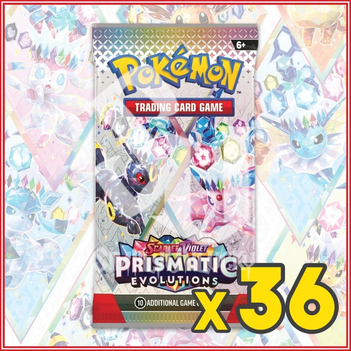 Pokemon Prismatic Evolutions LOT of 36 Booster Packs by BrickMak on MYNTED