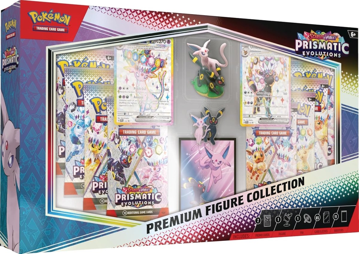 Pokémon Prismatic Evolutions Premium Figure Collection by PlayVault on MYNTED