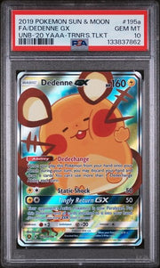 Pokémon PSA 10 Dedenne GX 195 by Schmutzfink TCG on MYNTED