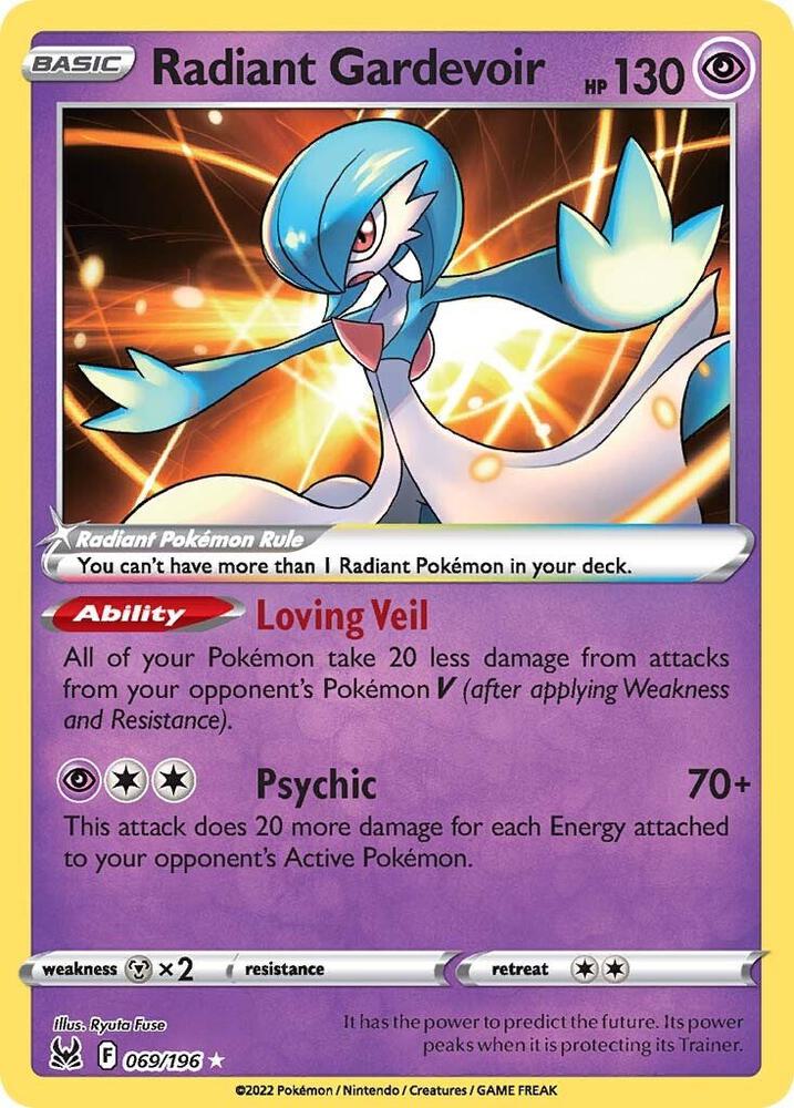 Pokemon - Radiant Gardevoir - SWSH11: Lost Origin (SWSH11) by TCGDON on MYNTED
