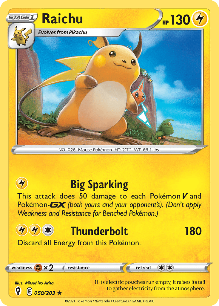 Pokémon Raichu050 Holo Rare by Schmutzfink TCG on MYNTED