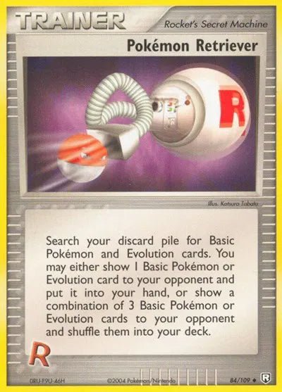 Pokemon Retriever EX Team Rocket Returns Uncommon • 84 Normal by Marnie’s TCG on MYNTED