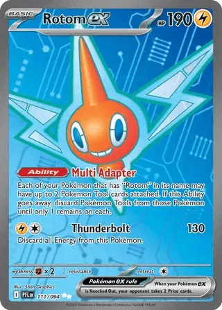 Pokémon Rotom ex 111 Ultra Rare by Schmutzfink TCG on MYNTED
