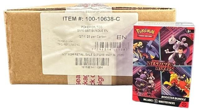 Pokemon Scarlet & Violet Destined Rivals Booster Bundle 25 Box Case by BrickMak on MYNTED