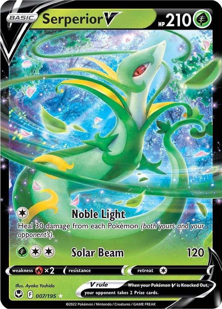 Pokemon - Serperior V - SWSH12: Silver Tempest (SWSH12) by TCGDON on MYNTED