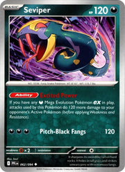 Pokemon - Seviper - 062 - ME02: Phantasmal Flames (PFL) by TCGDON on MYNTED
