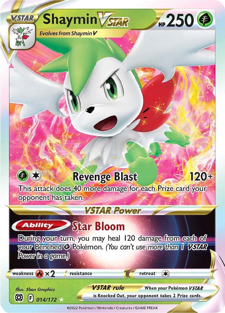Pokemon - Shaymin VSTAR - SWSH09: Brilliant Stars (SWSH09) by TCGDON on MYNTED