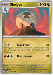 Pokemon Shelgon Common • 113/159 Reverse Holofoil by Trucial Coast Games on MYNTED