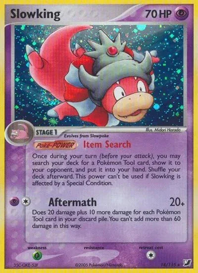 Pokemon Slowking Holo Rare 14/115 by Trucial Coast Games on MYNTED