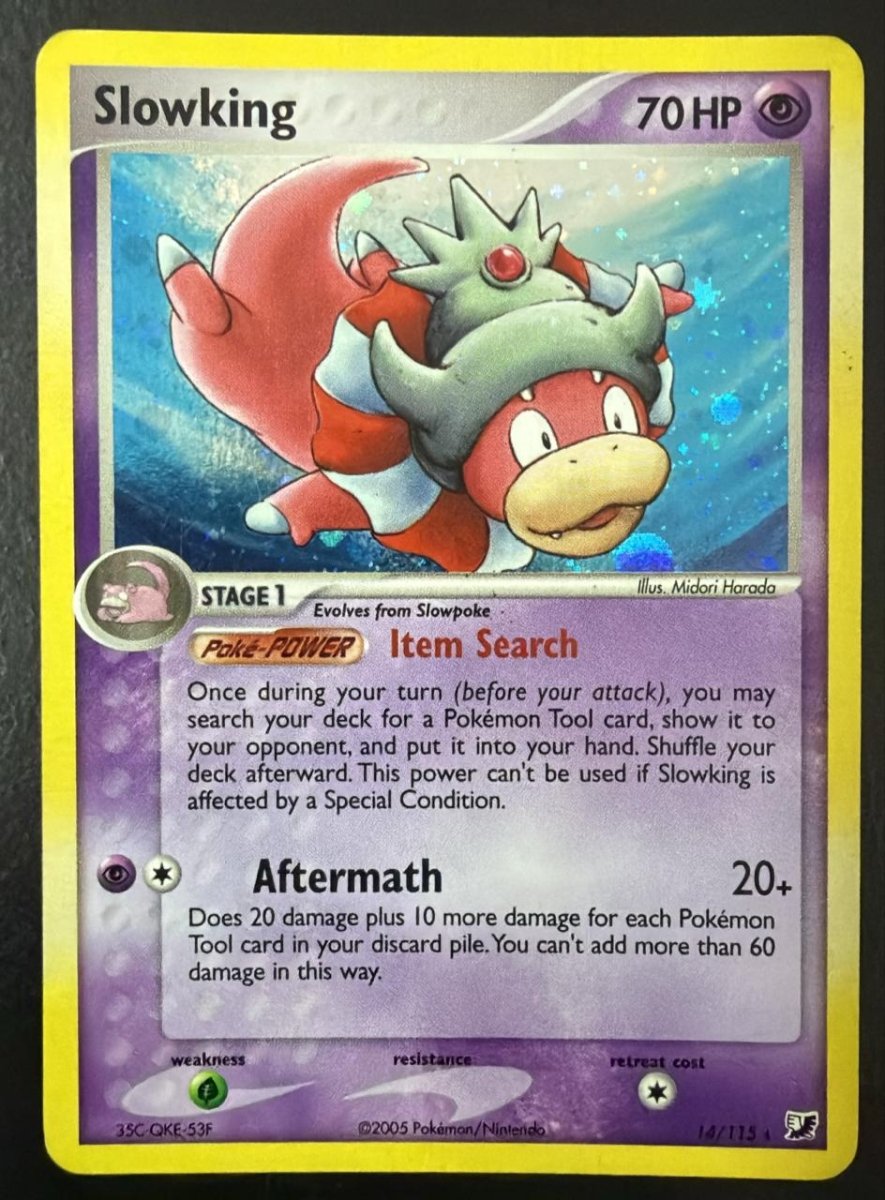 Pokemon Slowking Holo Rare 14/115 by Trucial Coast Games on MYNTED