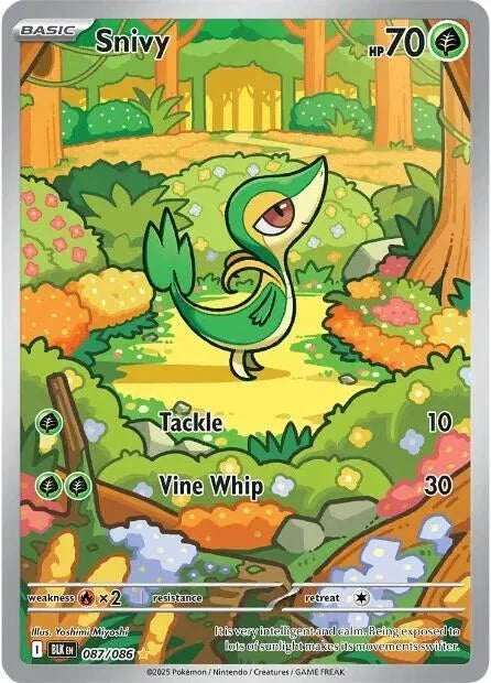 Pokemon Snivy Illustration Rare • 087/086 Holofoil by Trucial Coast Games on MYNTED