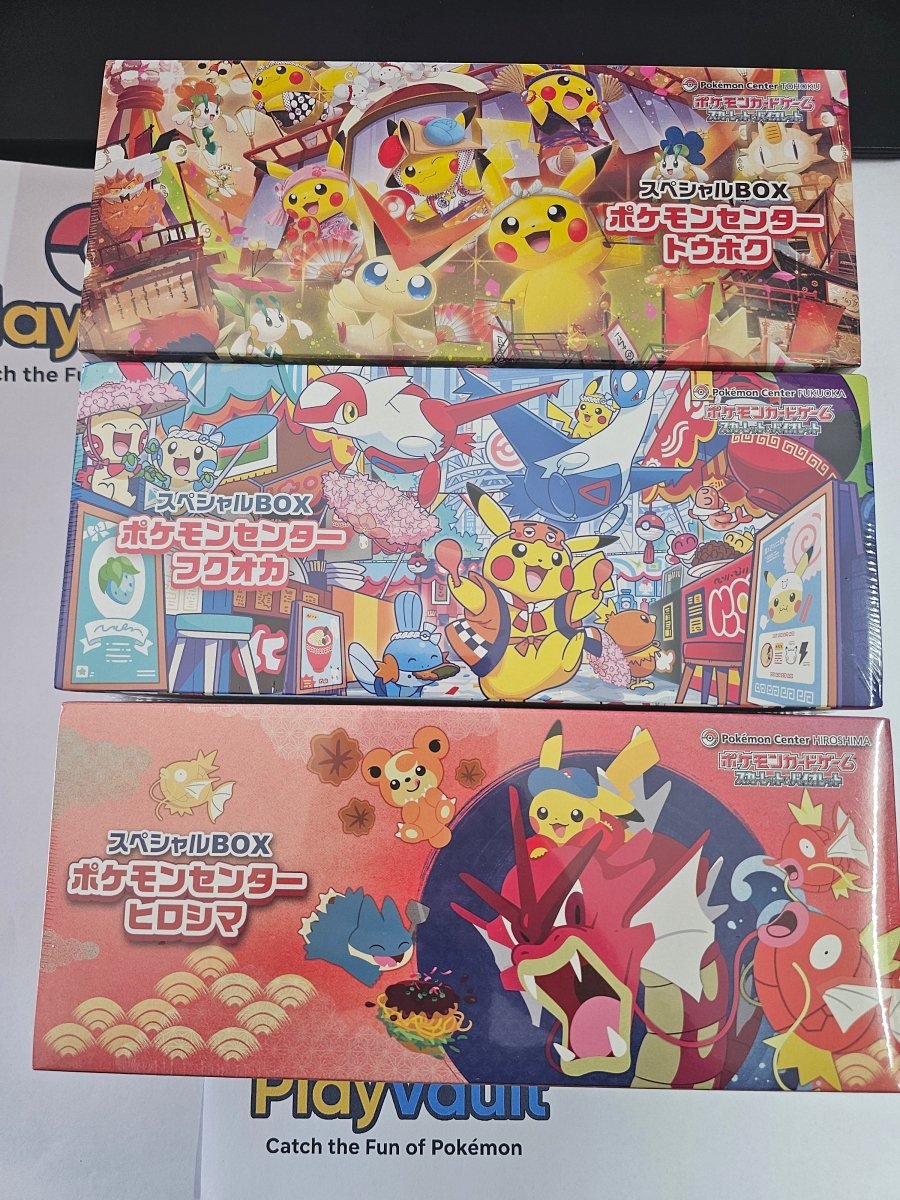 Pokemon Special Box Set Tohoku/Hiroshima/Fukuoka (Set of 3) by PlayVault on MYNTED