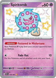 Pokemon Spiritomb Shiny Rare 158/091 by Trucial Coast Games on MYNTED