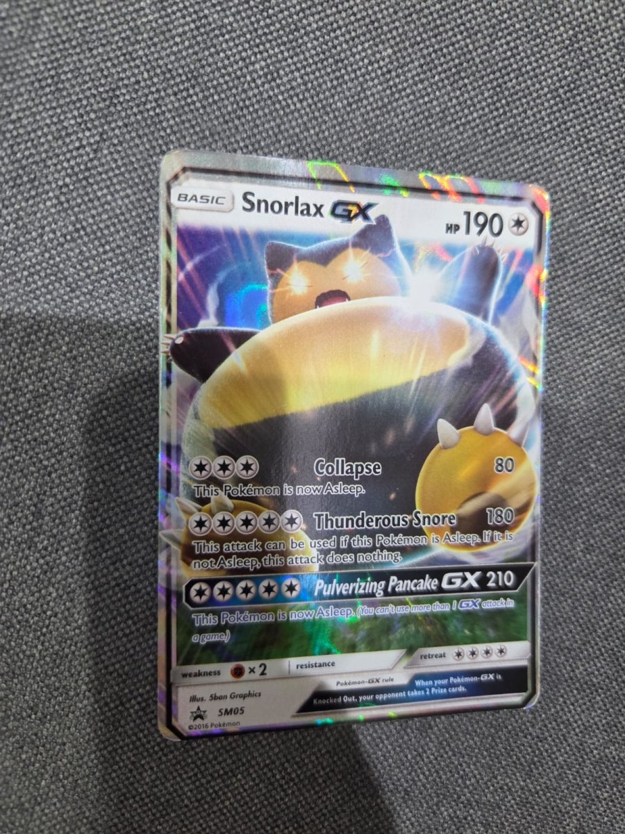 Pokemon Sun & Moon Promos Snorlax GX by Apex Cards on MYNTED