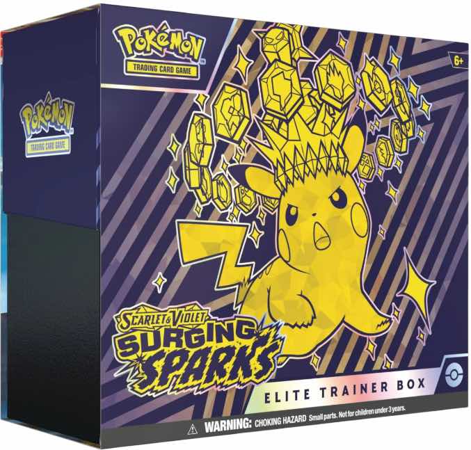 Pokemon Surging Sparks Elite Trainer Box NEW SEALED by Toy Cult on MYNTED