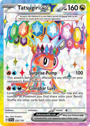 Pokemon SV08: Surging Sparks Tatsugiri ex Full Art 226 by Apex Cards on MYNTED