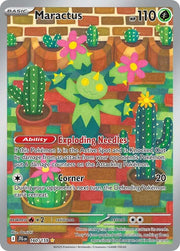 Pokemon SV09: Journey Together Maractus Illustration Rare 160 by Apex Cards on MYNTED