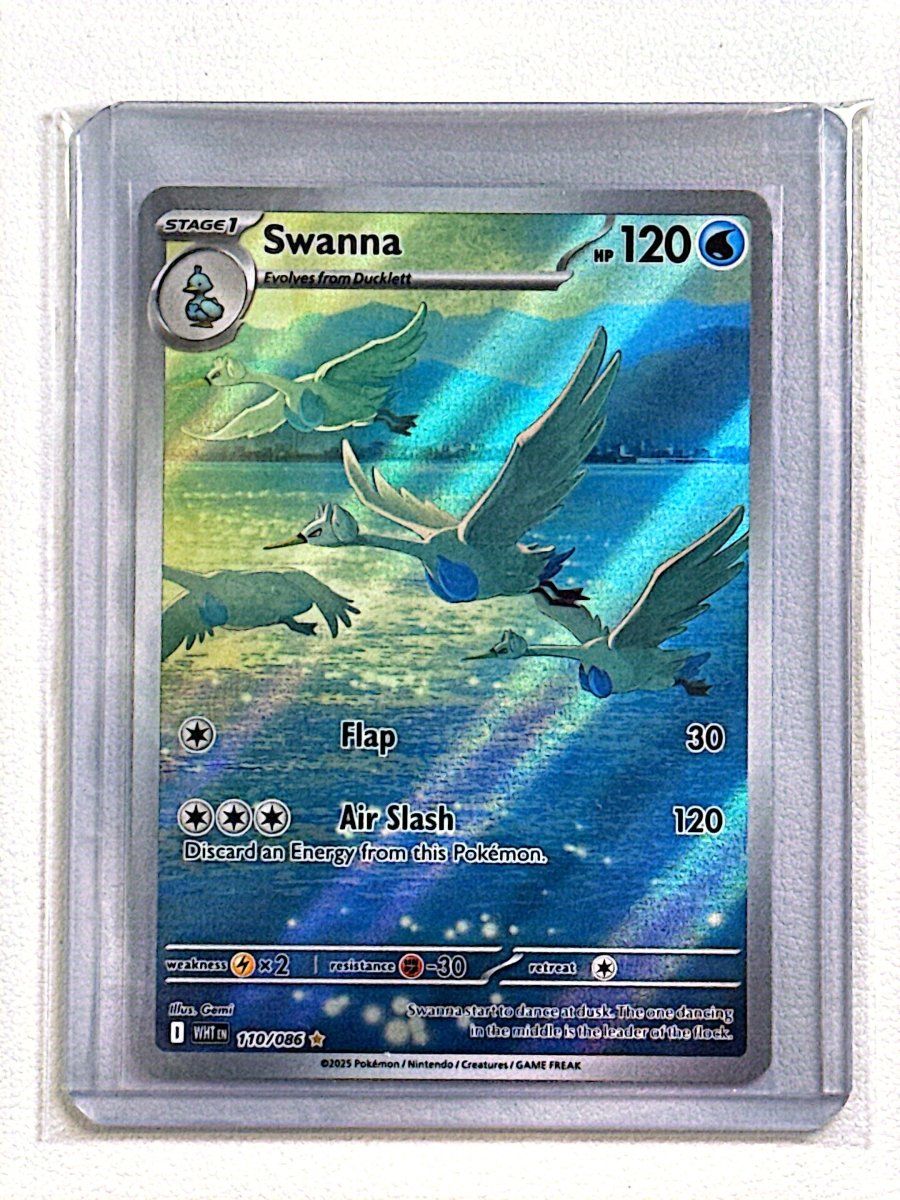 Pokémon Swanna - 110/086 - Illustration Rare - White Flare by TCGDON on MYNTED