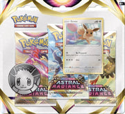 Pokemon TCG Astral Radiance 3 Pack Blister [Eevee] NEW by Toy Cult on MYNTED