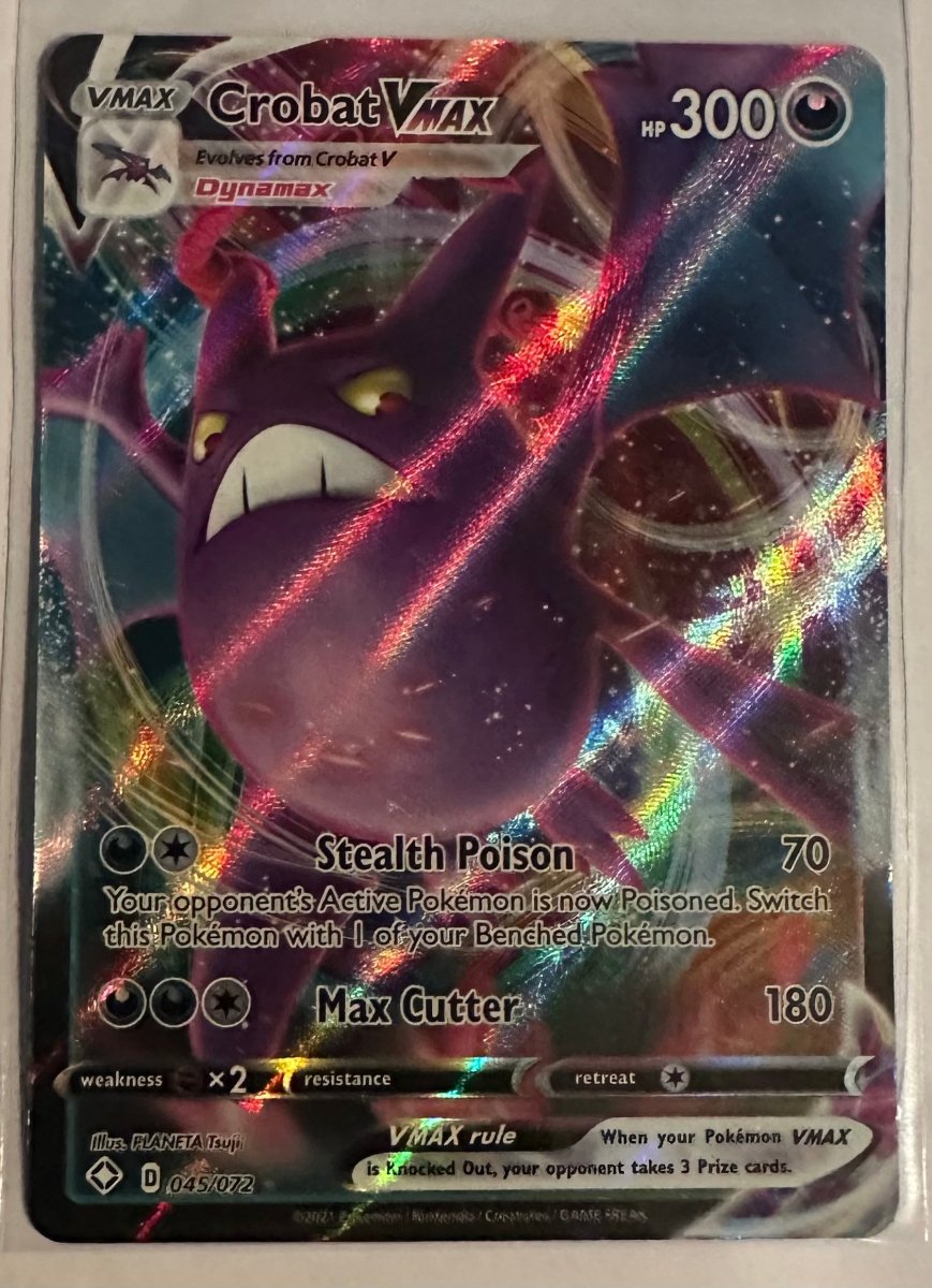 Pokémon TCG Crobat VMAX Shining Fates Holo Ultra Rare by Coolectibles on MYNTED