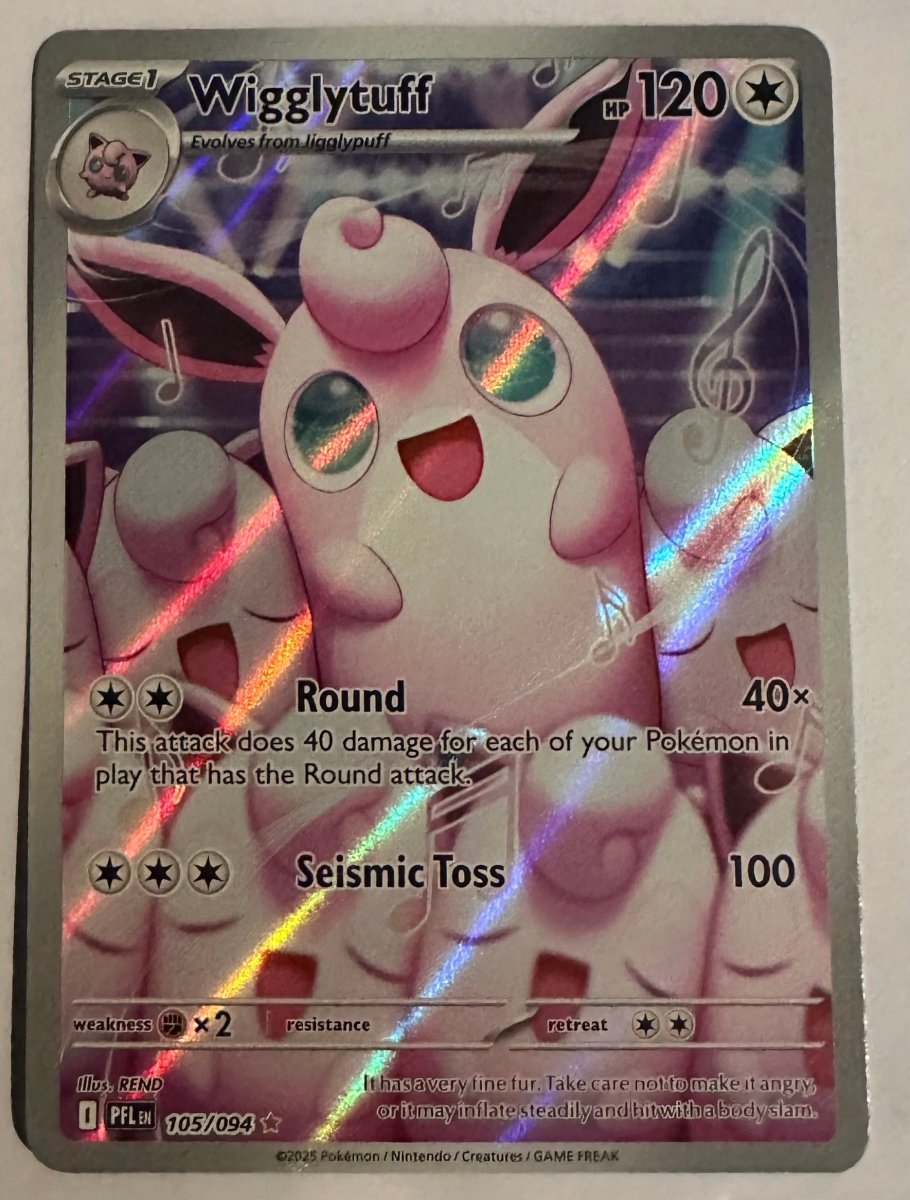 Pokémon TCG ME02: Phantasmal Flames Wigglytuff - 105/094 Illustration Rare A by Coolectibles on MYNTED