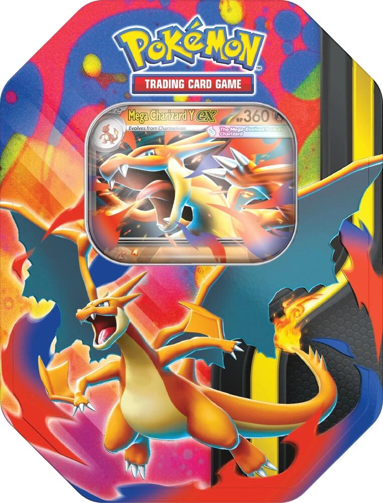 Pokémon TCG: Mega Charizard Tin - (Mega Charizard Y) by SAFAQATI on MYNTED