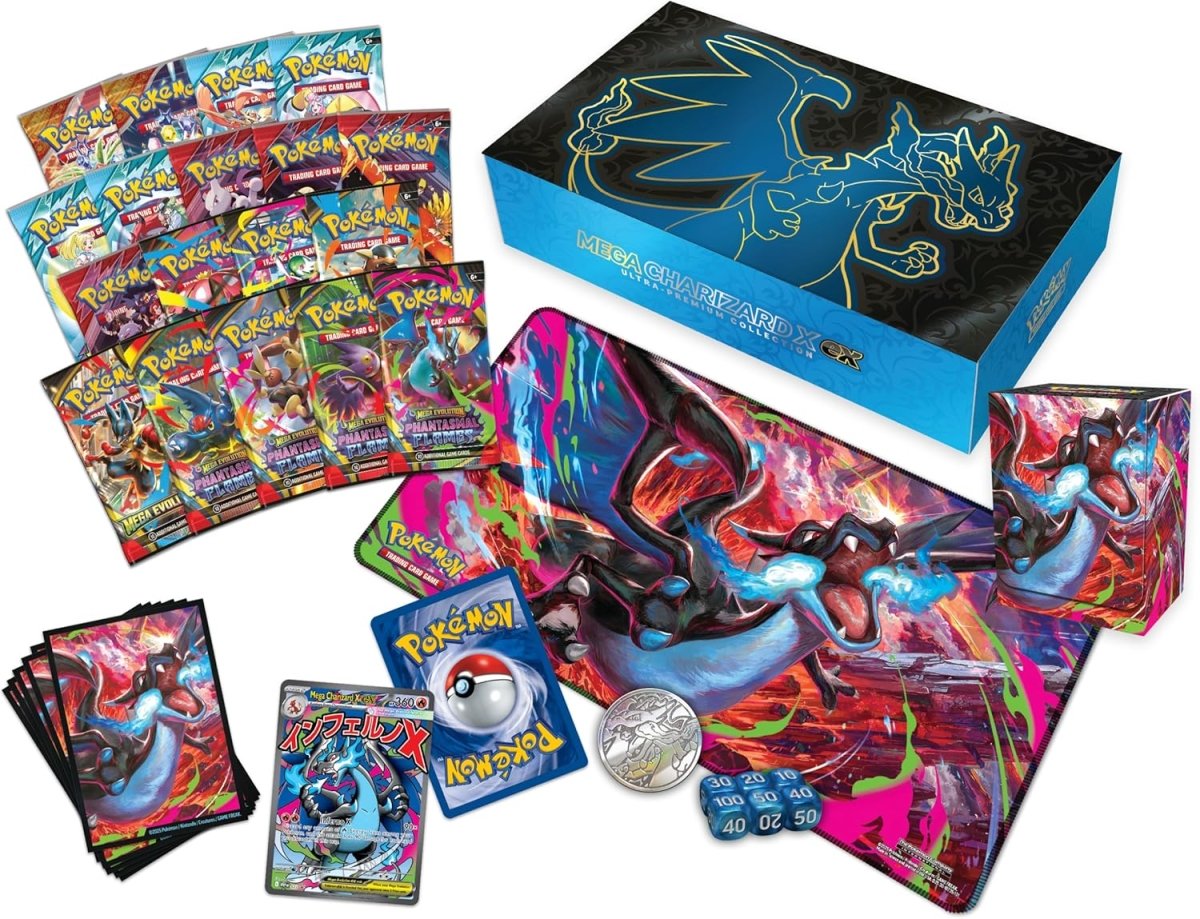 Pokémon TCG: Mega Charizard X ex Ultra - Premium Collection by SAFAQATI on MYNTED