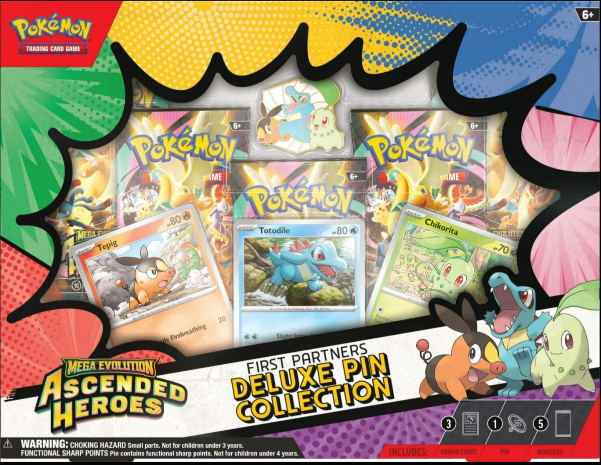 Pokémon TCG: Mega Evolution—Ascended Heroes Deluxe Pin Collection (3 Foil Promo Cards, 1 Deluxe Pin & 5 Booster Packs by RetroForLess on MYNTED