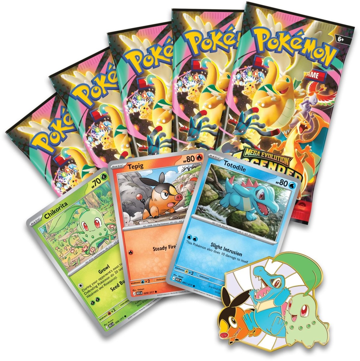 Pokémon TCG: Mega Evolution - Ascended Heroes First Partners Deluxe Pin Collection by Compiler AE on MYNTED