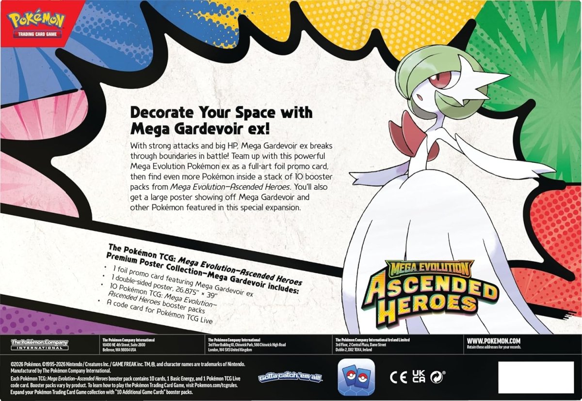 Pokémon TCG: Mega Evolution—Ascended Heroes - Premium Poster Collection—Mega Gardevoir by SAFAQATI on MYNTED