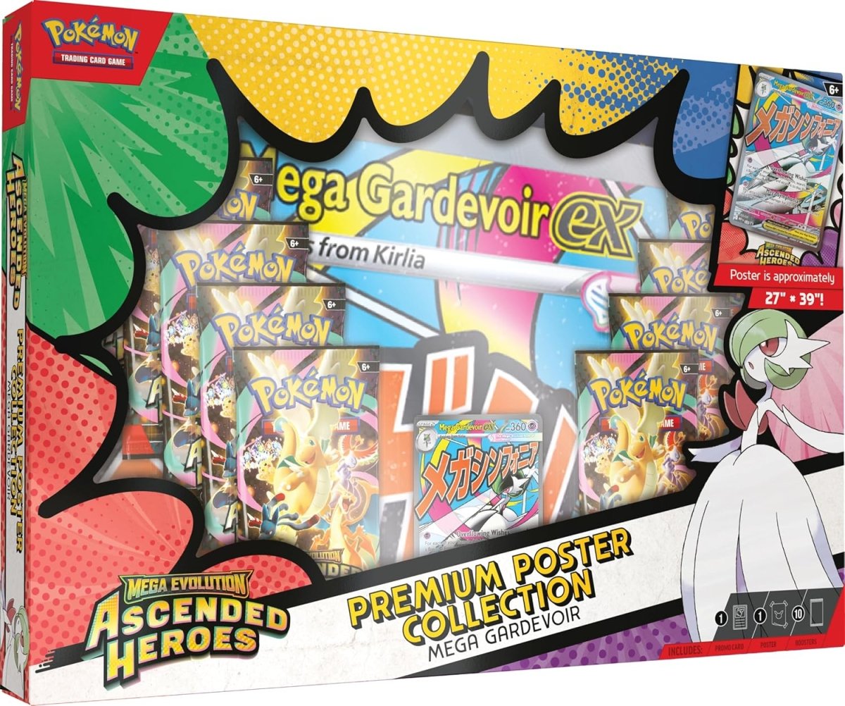 Pokémon TCG: Mega Evolution—Ascended Heroes - Premium Poster Collection—Mega Gardevoir by SAFAQATI on MYNTED