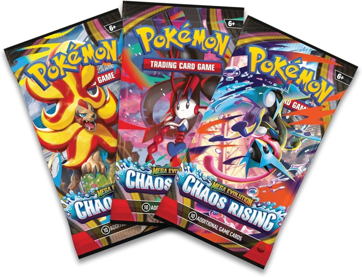 Pokémon TCG: Mega Evolution Chaos Rising 3-Pack Blister [Charmeleon] - ME04 by SAFAQATI on MYNTED