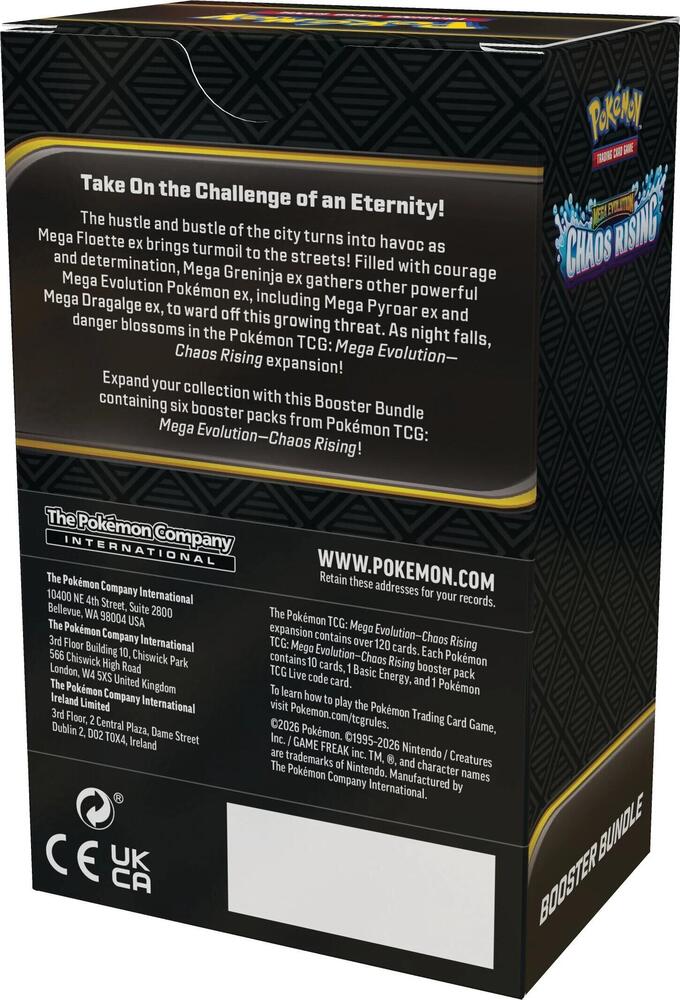 Pokémon TCG: Mega Evolution - Chaos Rising Booster Bundle ME04 by SAFAQATI on MYNTED